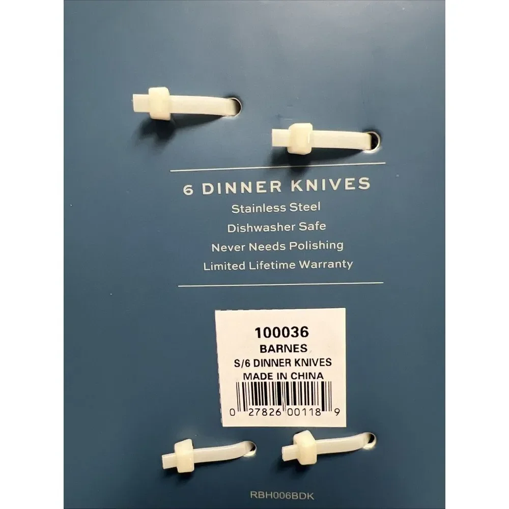 ROBINSON Stainless Steel Dinner Knives Set of‎ 6